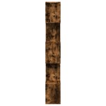 vidaXL Bibliotecă/separator 5 niveluri stejar fumuriu 70x24x161cm lemn vidaXL Bibliotecă/separator 5 niveluri stejar fumuriu 70x24x161cm lemn
