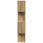 vidaXL Bibliotecă/separator 4 nivel stejar artizanal 70x24x129 cm lemn