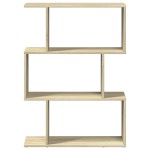 vidaXL Bibliotecă/separator 3 niveluri stejar sonoma 70x24x97 cm lemn