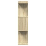 vidaXL Bibliotecă/separator 3 niveluri stejar sonoma 70x24x97 cm lemn