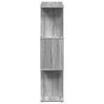 vidaXL Bibliotecă/separator 3 niveluri sonoma gri 70x24x97 cm lemn vidaXL Bibliotecă/separator 3 niveluri sonoma gri 70x24x97 cm lemn