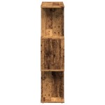 vidaXL Bibliotecă/separator 3 niveluri lemn vechi 70x24x97 cm lemn