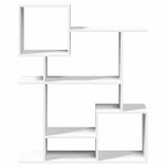 vidaXL Bibliotecă/separator cameră alb 92x29x112 cm lemn prelucrat