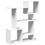 vidaXL Bibliotecă/separator cameră alb 92x29x112 cm lemn prelucrat