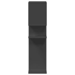 vidaXL Bibliotecă/separator cameră negru 92x29x112 cm lemn prelucrat