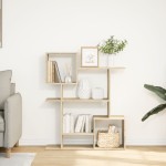vidaXL Bibliotecă/separator cameră stejar sonoma 92x29x112 cm lemn