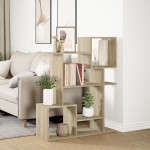 vidaXL Bibliotecă/separator cameră stejar sonoma 92x29x112 cm lemn
