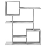 vidaXL Bibliotecă/separator cameră gri beton 92x29x112 cm lemn vidaXL Bibliotecă/separator cameră gri beton 92x29x112 cm lemn