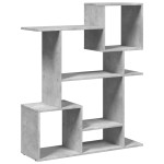 vidaXL Bibliotecă/separator cameră gri beton 92x29x112 cm lemn vidaXL Bibliotecă/separator cameră gri beton 92x29x112 cm lemn