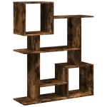 vidaXL Bibliotecă/separator cameră stejar fumuriu 92x29x112 cm lemn vidaXL Bibliotecă/separator cameră stejar fumuriu 92x29x112 cm lemn
