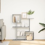 vidaXL Bibliotecă/separator cameră gri sonoma 92x29x112 cm lemn vidaXL Bibliotecă/separator cameră gri sonoma 92x29x112 cm lemn