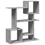 vidaXL Bibliotecă/separator cameră gri sonoma 92x29x112 cm lemn vidaXL Bibliotecă/separator cameră gri sonoma 92x29x112 cm lemn