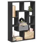 vidaXL Bibliotecă, negru, 63x20x90 cm, lemn prelucrat vidaXL Bibliotecă, negru, 63x20x90 cm, lemn prelucrat