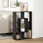 vidaXL Bibliotecă, negru, 63x20x90 cm, lemn prelucrat vidaXL Bibliotecă, negru, 63x20x90 cm, lemn prelucrat