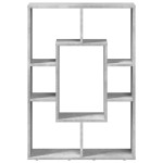vidaXL Bibliotecă, gri beton, 63x20x90 cm, lemn prelucrat vidaXL Bibliotecă, gri beton, 63x20x90 cm, lemn prelucrat