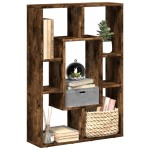vidaXL Bibliotecă, stejar fumuriu, 63x20x90 cm, lemn prelucrat vidaXL Bibliotecă, stejar fumuriu, 63x20x90 cm, lemn prelucrat