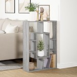 vidaXL Bibliotecă, gri sonoma, 63x20x90 cm, lemn prelucrat vidaXL Bibliotecă, gri sonoma, 63x20x90 cm, lemn prelucrat