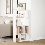 vidaXL Bibliotecă, alb, 60x20x120 cm, lemn prelucrat vidaXL Bibliotecă, alb, 60x20x120 cm, lemn prelucrat