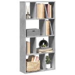 vidaXL Bibliotecă, gri beton, 60x20x120 cm, lemn prelucrat vidaXL Bibliotecă, gri beton, 60x20x120 cm, lemn prelucrat