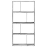 vidaXL Bibliotecă, gri beton, 60x20x120 cm, lemn prelucrat vidaXL Bibliotecă, gri beton, 60x20x120 cm, lemn prelucrat