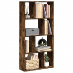 vidaXL Bibliotecă, stejar fumuriu, 60x20x120 cm, lemn prelucrat vidaXL Bibliotecă, stejar fumuriu, 60x20x120 cm, lemn prelucrat