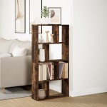 vidaXL Bibliotecă, stejar fumuriu, 60x20x120 cm, lemn prelucrat vidaXL Bibliotecă, stejar fumuriu, 60x20x120 cm, lemn prelucrat