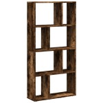 vidaXL Bibliotecă, stejar fumuriu, 60x20x120 cm, lemn prelucrat vidaXL Bibliotecă, stejar fumuriu, 60x20x120 cm, lemn prelucrat