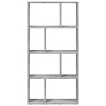 vidaXL Bibliotecă, gri sonoma, 60x20x120 cm, lemn prelucrat