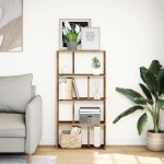 vidaXL Bibliotecă, lemn vechi, 60x20x120 cm, lemn prelucrat