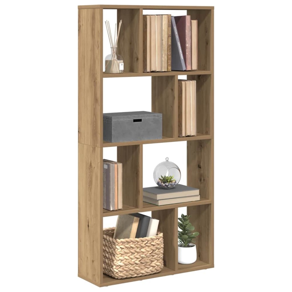 vidaXL Bibliotecă, stejar artizanal, 60x20x120 cm, lemn prelucrat