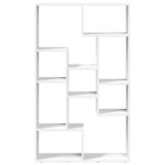 vidaXL Bibliotecă, alb, 72x20x120 cm, lemn prelucrat vidaXL Bibliotecă, alb, 72x20x120 cm, lemn prelucrat