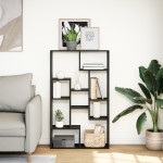 vidaXL Bibliotecă, negru, 72x20x120 cm, lemn prelucrat vidaXL Bibliotecă, negru, 72x20x120 cm, lemn prelucrat