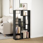 vidaXL Bibliotecă, negru, 72x20x120 cm, lemn prelucrat vidaXL Bibliotecă, negru, 72x20x120 cm, lemn prelucrat