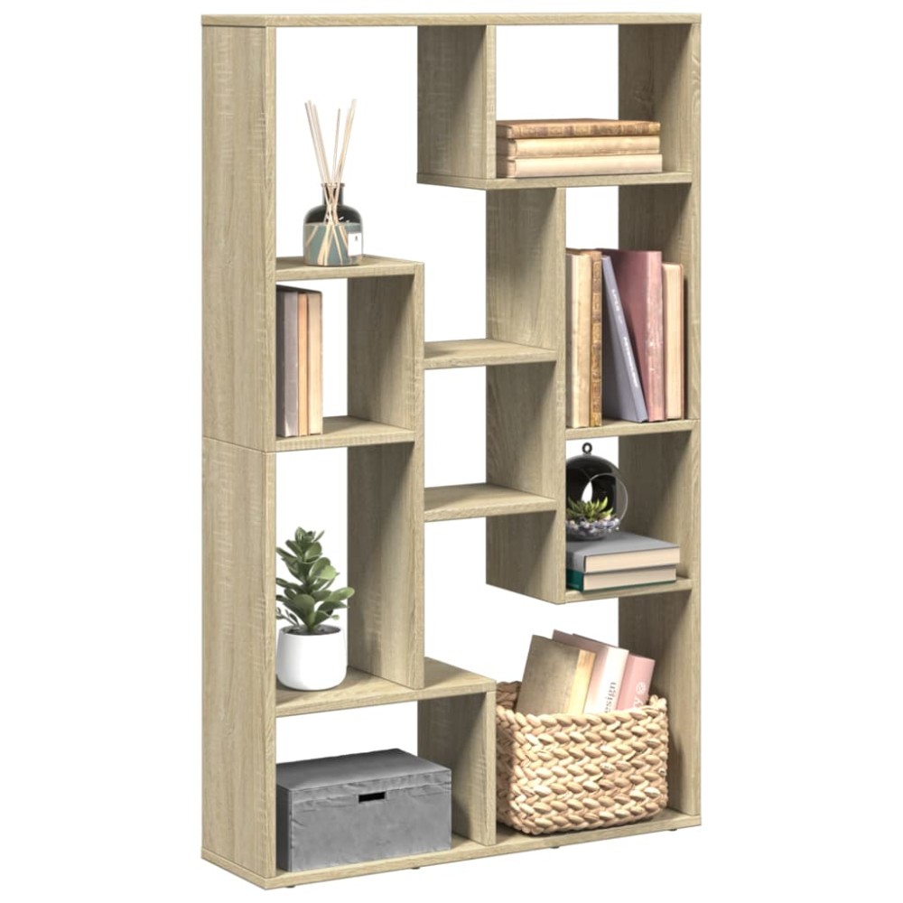 vidaXL Bibliotecă, stejar sonoma, 72x20x120 cm, lemn prelucrat
