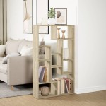 vidaXL Bibliotecă, stejar sonoma, 72x20x120 cm, lemn prelucrat vidaXL Bibliotecă, stejar sonoma, 72x20x120 cm, lemn prelucrat