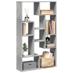 vidaXL Bibliotecă, gri beton, 72x20x120 cm, lemn prelucrat vidaXL Bibliotecă, gri beton, 72x20x120 cm, lemn prelucrat