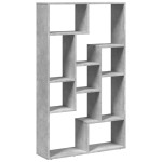 vidaXL Bibliotecă, gri beton, 72x20x120 cm, lemn prelucrat vidaXL Bibliotecă, gri beton, 72x20x120 cm, lemn prelucrat