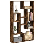 vidaXL Bibliotecă, stejar fumuriu, 72x20x120 cm, lemn prelucrat vidaXL Bibliotecă, stejar fumuriu, 72x20x120 cm, lemn prelucrat
