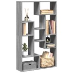 vidaXL Bibliotecă, gri sonoma, 72x20x120 cm, lemn prelucrat vidaXL Bibliotecă, gri sonoma, 72x20x120 cm, lemn prelucrat