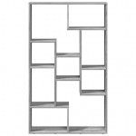vidaXL Bibliotecă, gri sonoma, 72x20x120 cm, lemn prelucrat vidaXL Bibliotecă, gri sonoma, 72x20x120 cm, lemn prelucrat