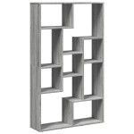 vidaXL Bibliotecă, gri sonoma, 72x20x120 cm, lemn prelucrat vidaXL Bibliotecă, gri sonoma, 72x20x120 cm, lemn prelucrat