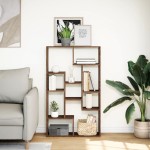 vidaXL Bibliotecă, stejar maro, 72x20x120 cm, lemn prelucrat vidaXL Bibliotecă, stejar maro, 72x20x120 cm, lemn prelucrat
