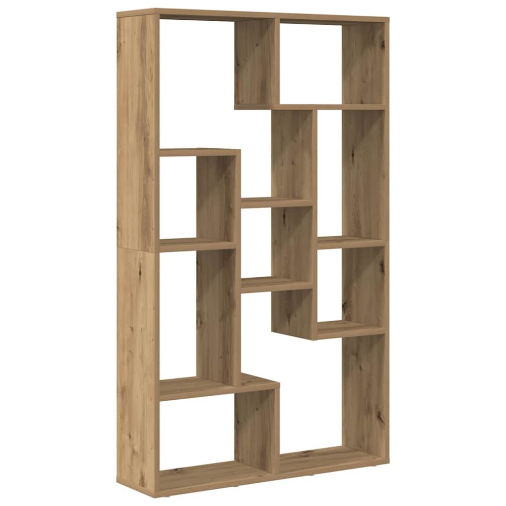 vidaXL Bibliotecă, stejar artizanal, 72x20x120 cm, lemn prelucrat