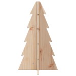 vidaXL Brad de Crăciun decorativ, 69,5 cm, lemn de pin masiv vidaXL Brad de Crăciun decorativ, 69,5 cm, lemn de pin masiv