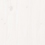 vidaXL Brad de Crăciun decorativ, alb, 69,5 cm, lemn de pin masiv vidaXL Brad de Crăciun decorativ, alb, 69,5 cm, lemn de pin masiv