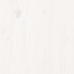 vidaXL Brad de Crăciun decorativ, alb, 60 cm, lemn de pin masiv vidaXL Brad de Crăciun decorativ, alb, 60 cm, lemn de pin masiv