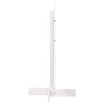 vidaXL Brad de Crăciun decorativ, alb, 80 cm, lemn de pin masiv