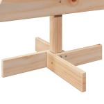 vidaXL Brad de Crăciun din lemn decorativ, 100 cm, lemn de pin masiv vidaXL Brad de Crăciun din lemn decorativ, 100 cm, lemn de pin masiv