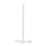 vidaXL Brad de Crăciun decorativ, alb, 100 cm, lemn de pin masiv vidaXL Brad de Crăciun decorativ, alb, 100 cm, lemn de pin masiv