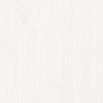 vidaXL Brad de Crăciun decorativ, alb, 100 cm, lemn de pin masiv vidaXL Brad de Crăciun decorativ, alb, 100 cm, lemn de pin masiv